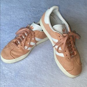 Adidas, Pink/Salmon Gazelles
